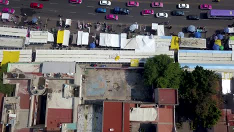 aérea-de-fútbol-callejero-en-la-ciudad-de-México