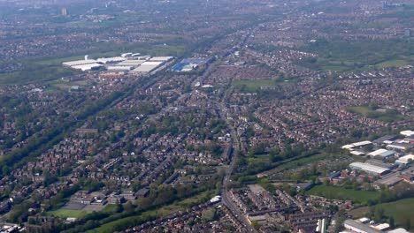 Manchester-aerial-view-between-industrial-site-in-Reddish-and-road-A5145