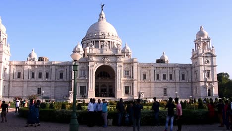 Victoria-Memorial-in-Calcutta-Or-Kolkata-,-West-Bengal