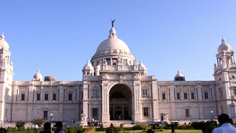 Victoria-Memorial-in-Calcutta-Or-Kolkata-,-West-Bengal