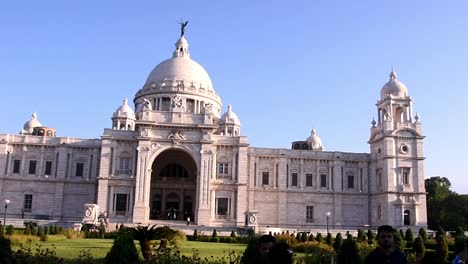 Victoria-Memorial-in-Calcutta-Or-Kolkata-,-West-Bengal