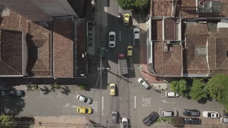 Aerial-drone-shot-of-Medellin-in-Colombia