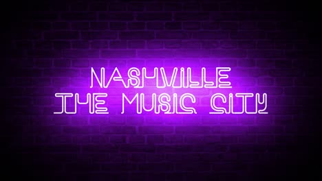 Un-letrero-de-neón:-Nashville-The-Music-City