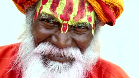 Retrato-de-un-santo-Sadhu-India