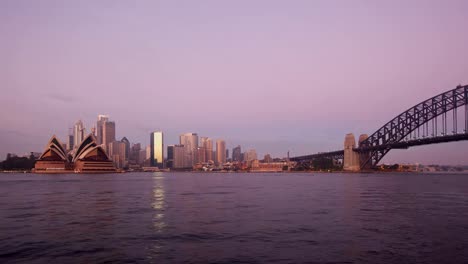 Sydney,-cityscape-timelapse-sunrise