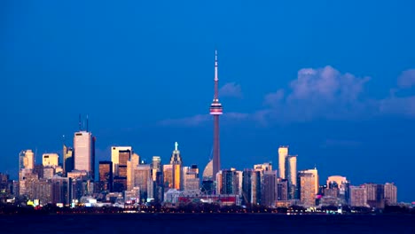 Tag-und-Nacht,-Timelapse-in-Toronto