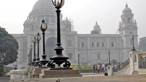 Victoria-Memorial,-Kolkata-,-Calcutta,-West-Bengal,-India