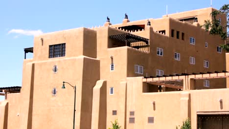 Establishing-Shot-of-a-Lavish-Adobe-Building