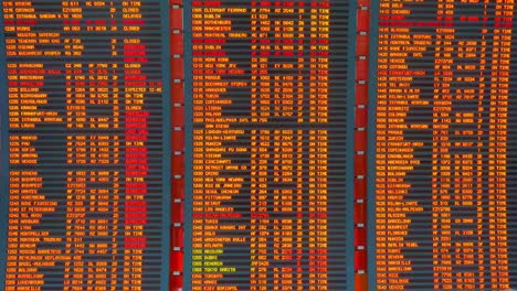 Flughafen-Flugzeiten-Ankünfte-und-Abflüge-Board,-Time-Schedule-Information