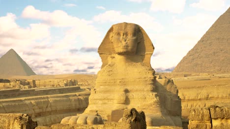 Zeitraffer.-Wolken-über-der-Pyramide-des-Cheops-und-Sphinx.-Kairo-Ägypten.