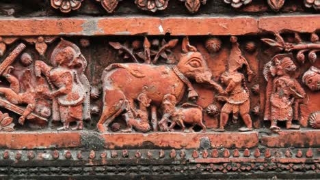 Pancharatna-Govinda-Hindu-temple-in-Puthia,-Bangladesh.