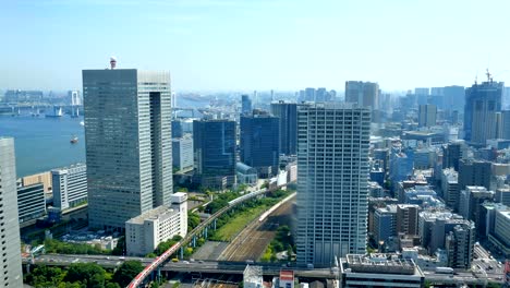 Zeitraffer-der-Stadt-Tokio