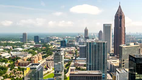 Atlanta-Skyline-Zeitraffer-von-oben-4-k-1080p