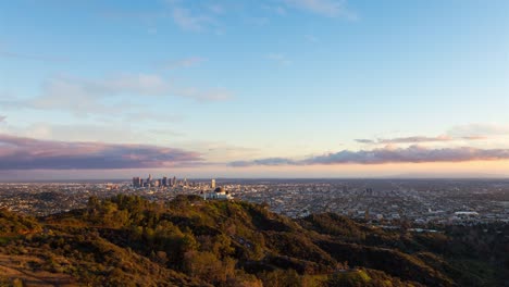 Los-Angeles-nach-Sturm-Tag-zu-Nacht-Zeitraffer