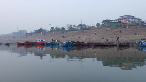 Varanasi-Stadt,-Indien