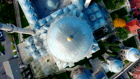 Birdeye-Yavuz-Sultan-Selim-Mosque,-Istanbul-Turkey