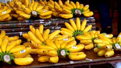 Small-yellow-Thai-bananas-on-the-counter