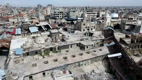 Aerial-view-of-ruined-homs-in-Syria