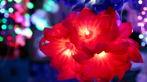 Diwali-fancy-led-decoration-lights-selling-in-old-Delhi-market