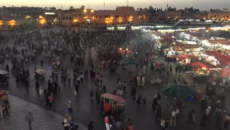 lapso-de-tiempo-Jamaa-el-Fna-Plaza-Marrakech