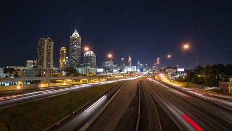 De-Atlanta,-Cityscape-Time-Lapse-Zoom