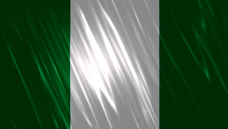 Bandera-en-bucle-Animación-de-Nigeria