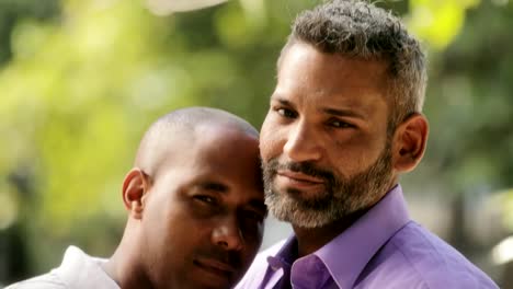 Retratos-de-hombres-homosexuales-feliz-Orgullo-Gay-Lgbt-relación-amor