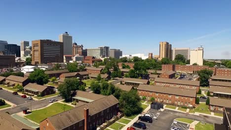 Elevación-del-centro-de-la-ciudad-de-Memphis-Tennessee-horizonte-centro