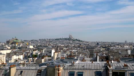 Vista-aérea-de-Sacre-Coeur-en-París-en-4-k-lenta