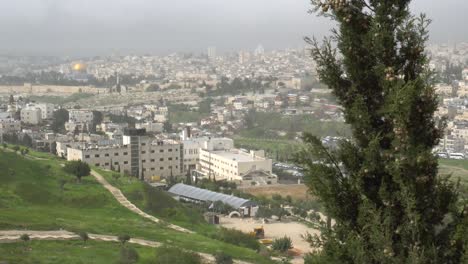 Jerusalén.-Vista-de-la-ciudad-desde-el-mirador