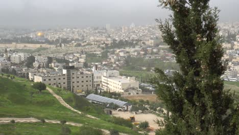 Jerusalem.-View-of-the-city-from-the-observation-deck