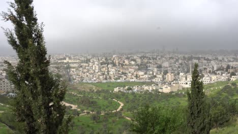 Jerusalem.-View-of-the-city-from-the-observation-deck