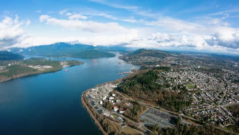 Capitol-Hill-Burrard-Inlet-Vancouver-BC-Industriegebiet-Antenne