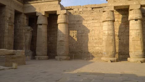 Tempel-von-Medinet-Habu.-Ägypten,-Luxor.