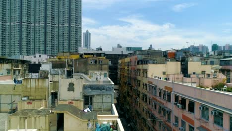 Exterior-de-edificios-residenciales-Hong-Kong-antigua-vivienda-pública-edificio.