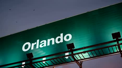 Airplane-Take-off-Orlando-during-a-wonderful-sunrise