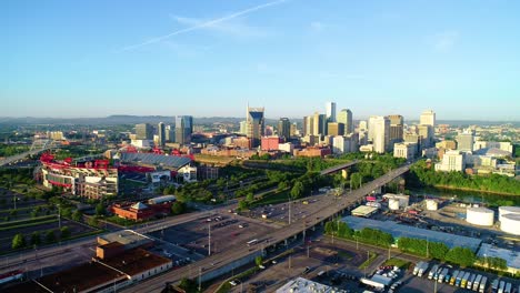 Nashville-Tennessee-Drohne-Luftbild-Skyline