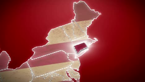 USA-map,-Massachusetts-pull-out,-all-states-available.-Red