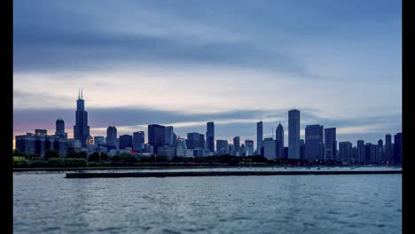 4K-Sunset-in-Chicago