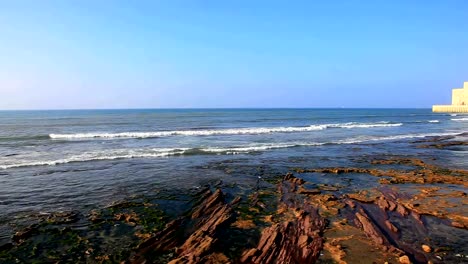 Great-hassan-II-mosque-and-the-sea