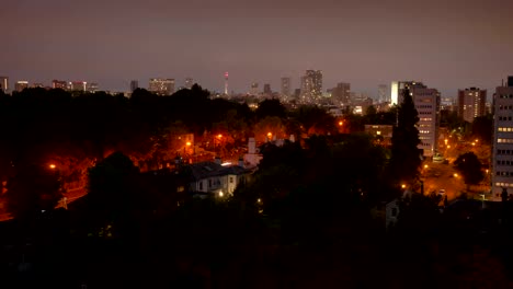 Del-horizonte-de-la-ciudad-de-Birmingham,-Inglaterra-timelapse.