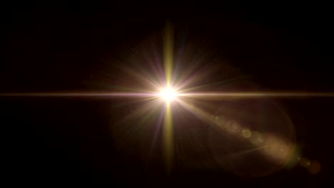 yellow-Star-cross-lens-flare-center-HD