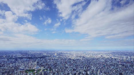 Tokio-4-K-Luftbild-Timelapse-Wolkenkratzer-Stadt-Blick-Shibuya,-Shinjuku
