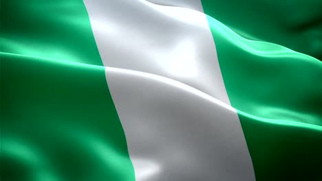 Nigeria-bandera-nacional.-(nueva-e-iluminación-efecto