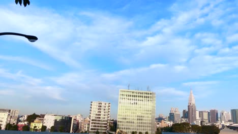 Morgen-Stadtbild-in-Japan