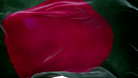 Realistische-Bangladesh-Flag-3d-Animationsschleife