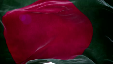 Bandera-realista-de-Bangladesh-bucle-de-animación-3d