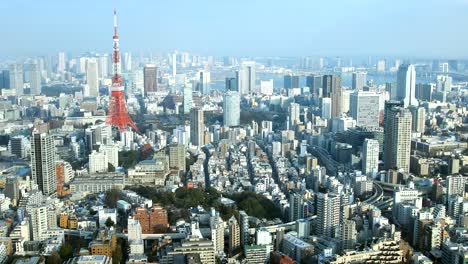 Landschaft-der-Stadt-Tokio