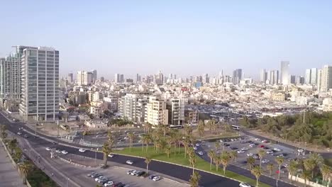 Israel,-Tel-Aviv,-Arieal-Blick