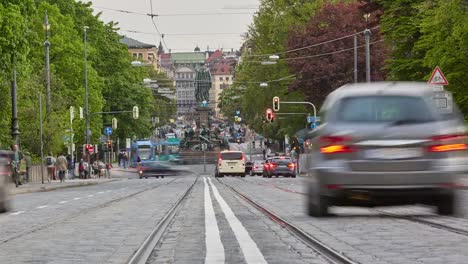 Asphalt-Verkehrsansicht-München